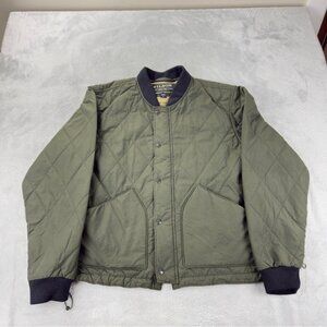 CC Filson Co Men's Size XL Quilted Primalot Pack Jacket in Dark Otter Green